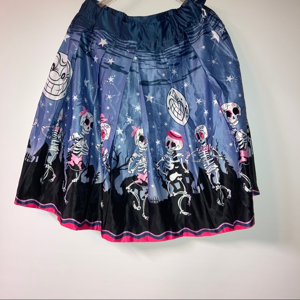 Day of the Dead Skirt - Picture 2 of 3